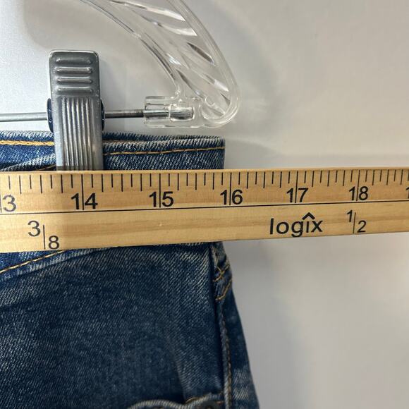 Levi’s 505 Regular Taper Stretch Fit Casual Blue Denim Jeans  Men’s Size 31X32 - Picture 5 of 6